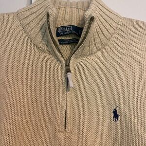 Men’s Ralph Lauren Polo quarter zip sweater NWT size Large
